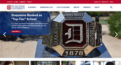 Desktop Screenshot of duq.edu